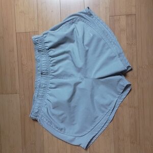 Nike Light Gray Tempo Running Shorts Women M